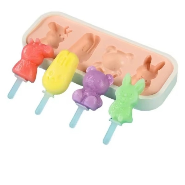 Forma de silicon pentru inghetata cu 4 cavitati - T13612