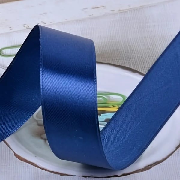 Panglica Satin - Albastru inchis - 1,5 cm x 22,5 m