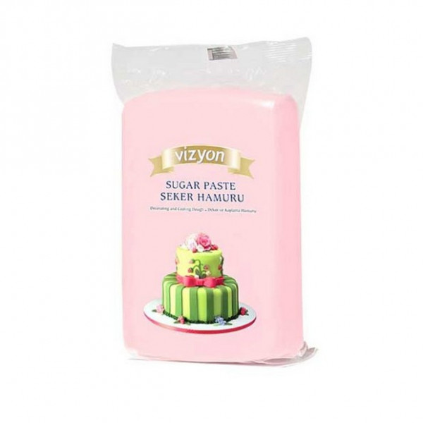 Pasta de zahar - ROZ DESCHIS - 1 kg - Vizyon