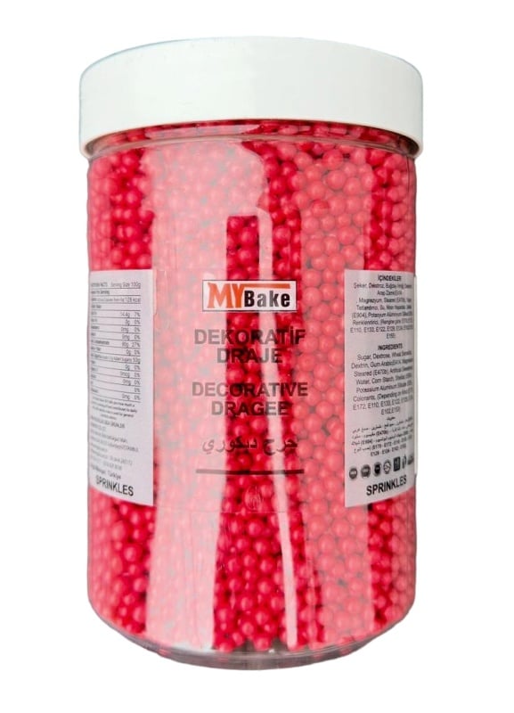 Perle 4 mm - Rosu - MyBake - 1 KG