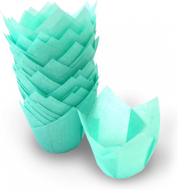 Set 200 chese Tulip - Turcoaz