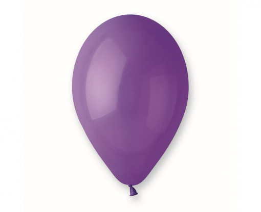 Set 50 baloane latex 33 cm - Violet Pastel