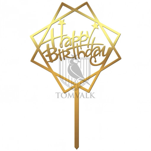 Topper tort "Happy Birthday" 2Rb