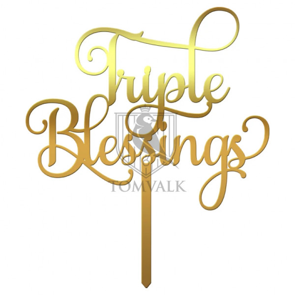 Topper tort "Triple blessings"