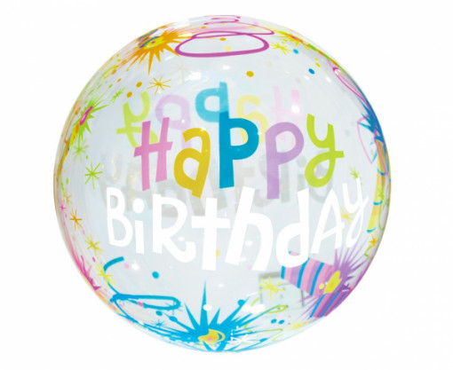 Balon folie 45 cm - "Happy Birthday" A
