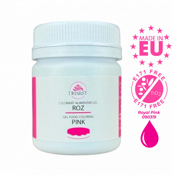 Colorant gel - ROZ - 80g - Dharst