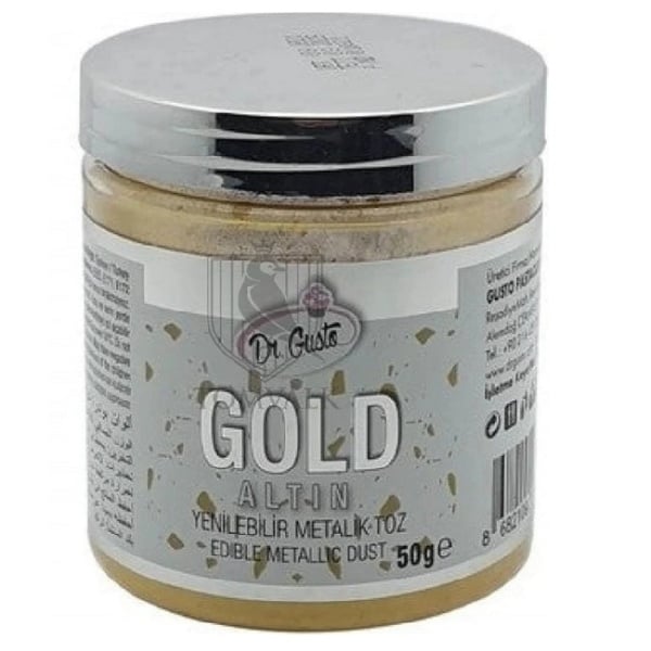 Colorant Pudra Metalizat - Dr. Gusto - 50 g - Auriu (GOLD)