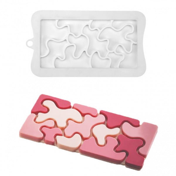 Forma silicon pentru tableta ciocolata - Puzzle