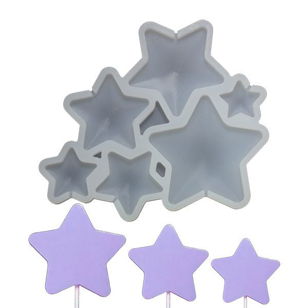 Mulaj silicon Lolipop - Stelute