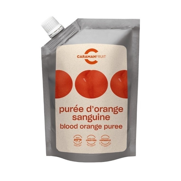 Piure pasteurizat de Portocale rosii 90,9% – Caramanfruit – 1 kg