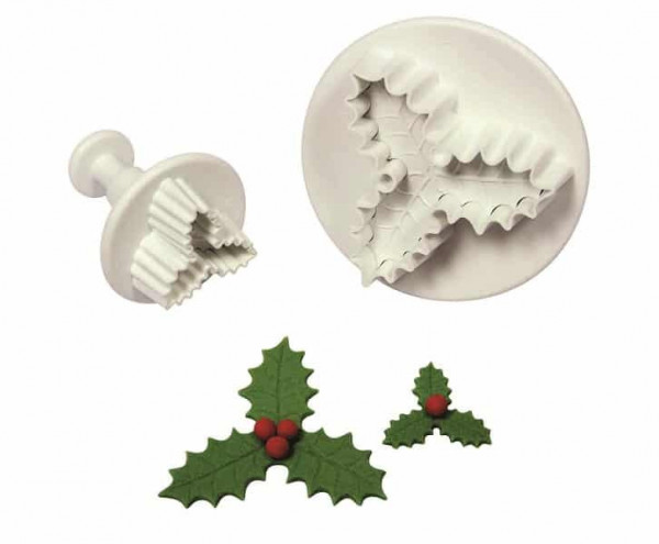 Set 3 decupatoare cu embosator - frunze ch