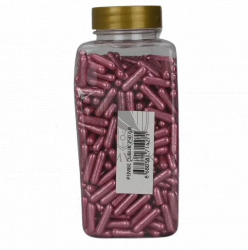 Sprinkles "Carrot" roz metalic Dr Gusto - 250 g