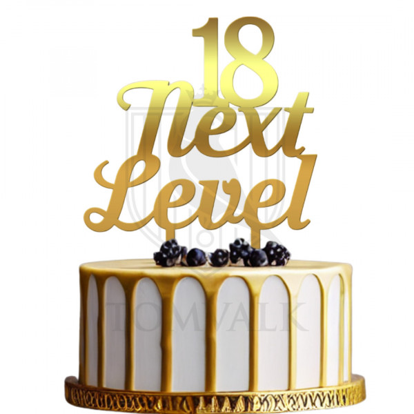 Topper pentru Tort - 18 Next Level