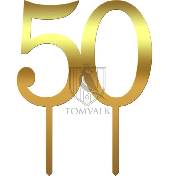 Topper pentru tort cifra Abr