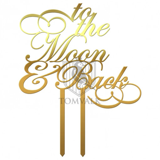 Topper tort "To the moon and back" II