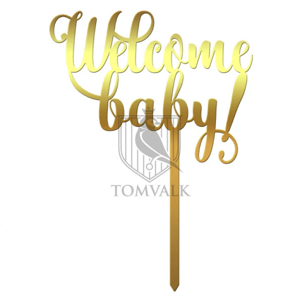 Topper tort "Welcome Baby"