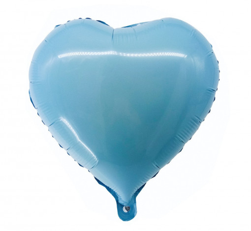 Balon folie 45 cm - Inima, albastru