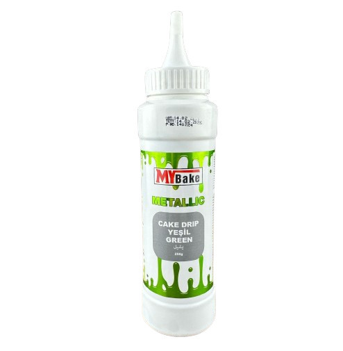 Cake Drip - Glazura de ciocolata - Verde Metalic - MyBake - 250g