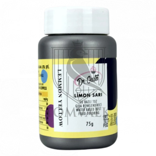 Colorant pudra hidrosolubil - Dr. Gusto - 75 g - GALBEN LAMAIE