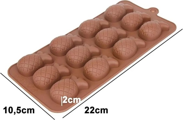Forma de silicon - Ananas - 22x10.5 cm