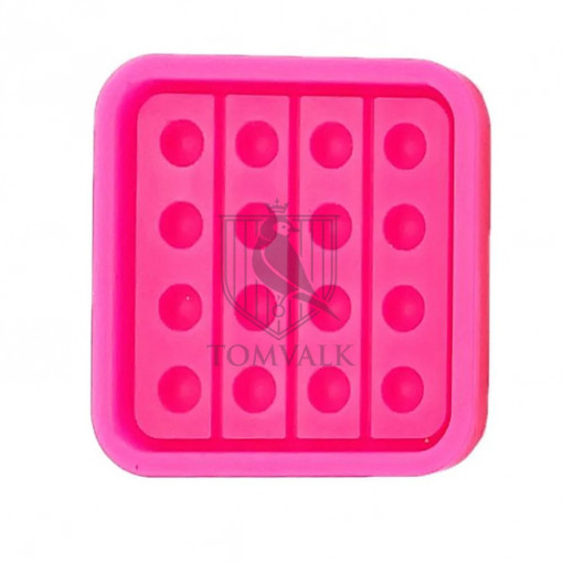Matrita din silicon - Pop It - Patrat - Cesil