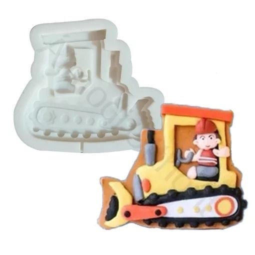 Mulaj din silicon - Buldozer - T09603