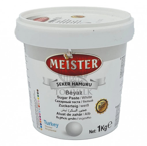 Pasta de zahar - ALB - 1 kg - Meister