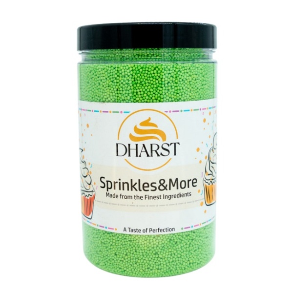 Perle 2 mm (Nonpareils) - VERDE - 1 kg - Dharst