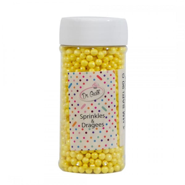 Perle 4 mm - GALBEN - Dr Gusto - 90 g