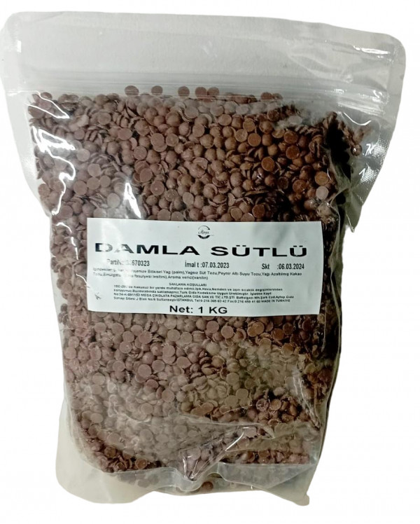 Picaturi de ciocolata cu lapte - 1 kg