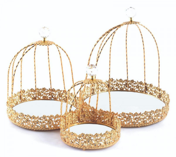 Set 3 colivii decor - 342G - Aurii