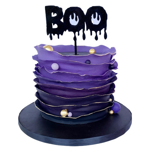Topper pentru tort Halloween "Boo"