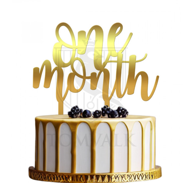 Topper pentru Tort - One month