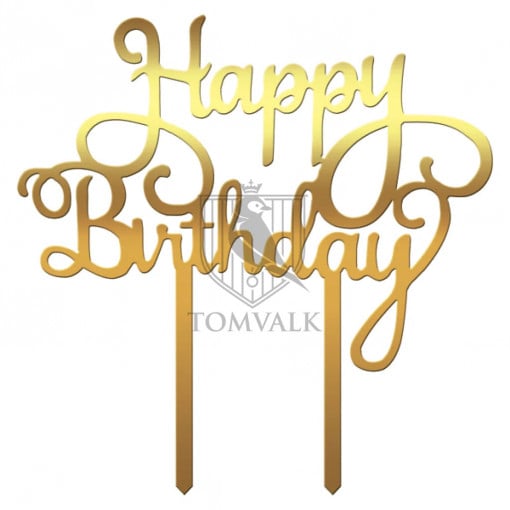 Topper tort "Happy Birthday" Rk3