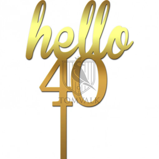 Topper tort "Hello" 5