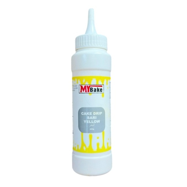 Cake Drip - Glazura de ciocolata - Galben - MyBake, 250g