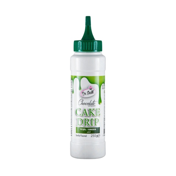 Cake Drip - Glazura de ciocolata - Verde - Dr. Gusto 250g