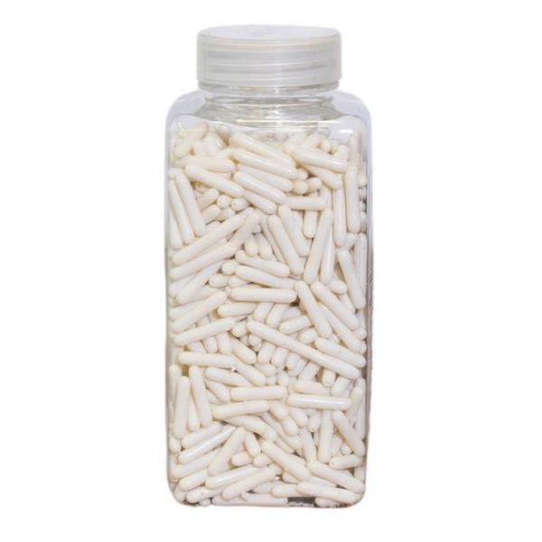 Drajeuri decorative Albe "sugar rods" - Dr Gusto - 250 g