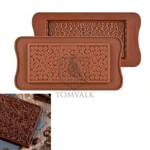 Forma de silicon - model boabe cafea