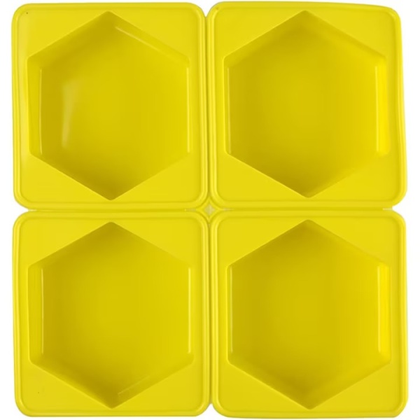 Forma Silicon 4 cavitati - Hexagon