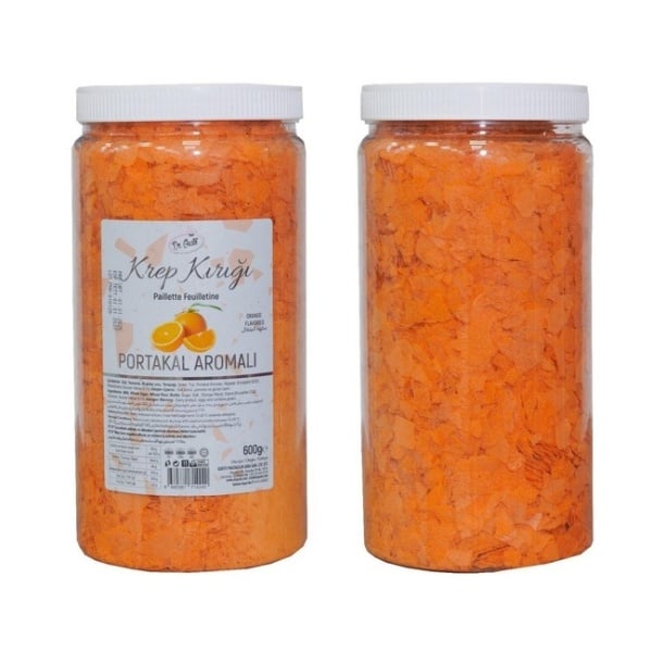 Fulgi crocanți / Pailleté Feuilletine cu aromă de portocale, 600 g – Dr. Gusto