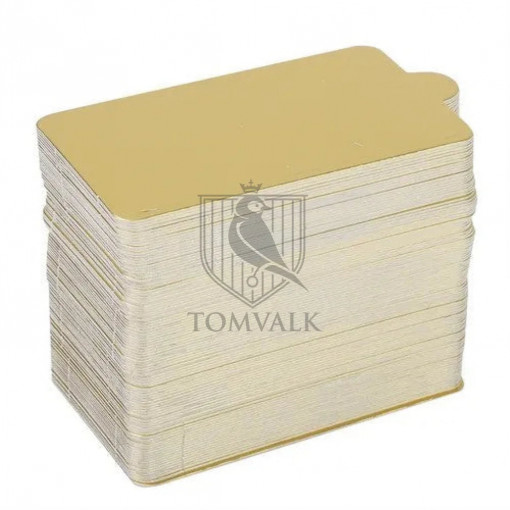 Monoportii auriu - dreptungiulare 10x6 CM- pachet 200 buc.