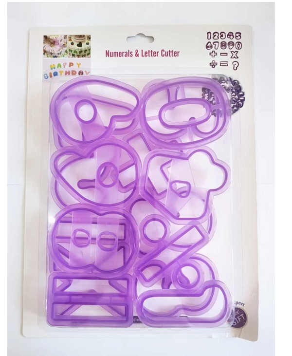 Set 16 decupatoare - Cifre si semne de punctuatie - T05237