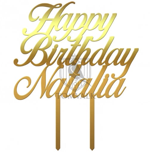 Topper tort "Happy birthday" Ncv2