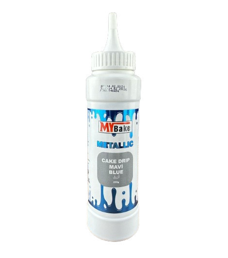 Cake Drip - Glazura de ciocolata - Albastru Metalic - MyBake - 250g