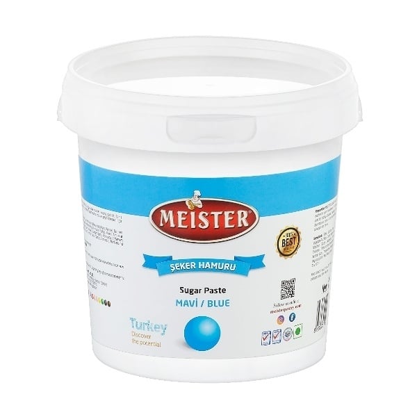 Pasta de zahar - ALBASTRU - 1 kg - Meister