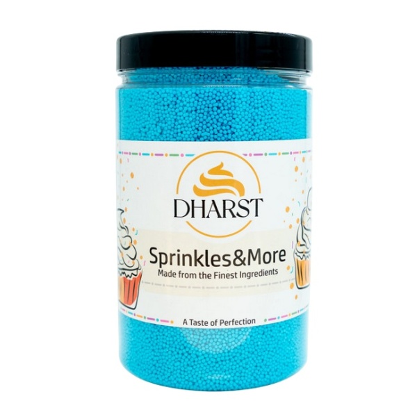 Perle 2 mm (Nonpareils) - Albastru - 1 kg - Dharst