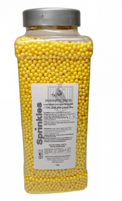 Perles 4 mm - GALBEN - Dr Gusto - 1 kg