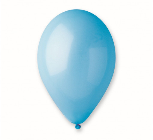 Set 100 baloane latex 20 cm - albastru