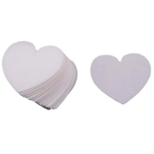 Set 24 placute inimi din vafa A4 pentru mesaje tort - Dr Gusto